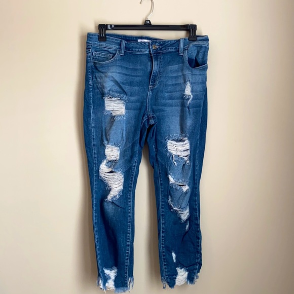 Ms. cello Denim - Ripped Ms. Cello blue jeans